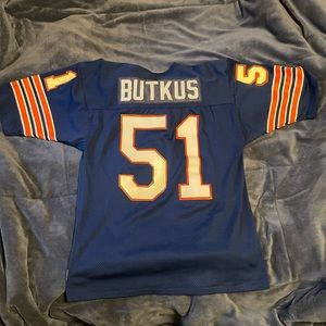 Vintage Pro Action Dick Butkus Chicago Bears Jersey Size XL